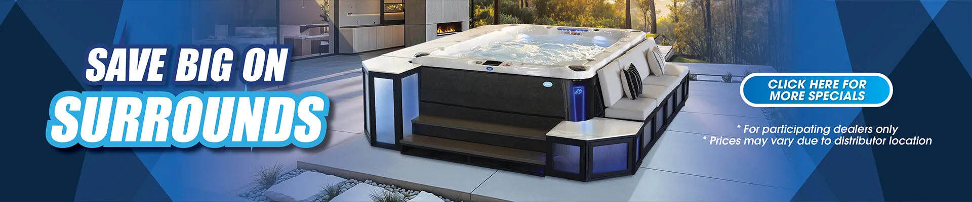 Calspas hot tub being used in a family setting - Olympia