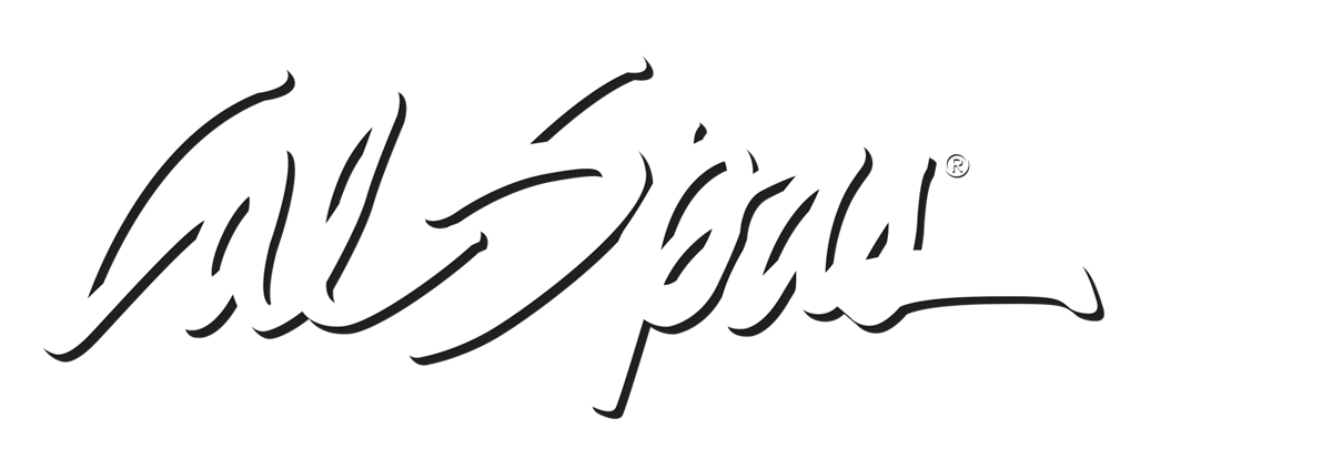 Calspas White logo hot tubs spas for sale Olympia